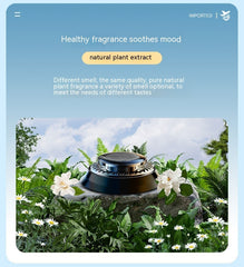 Solar Powered Portable Kinetic Car Air Freshener