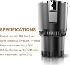 Smart Car 2-in-1 Hot And Cold Cup Drinks Holder