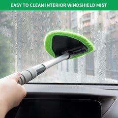 Microfiber Car Windshield Cleaning Tool with Extendable Handle